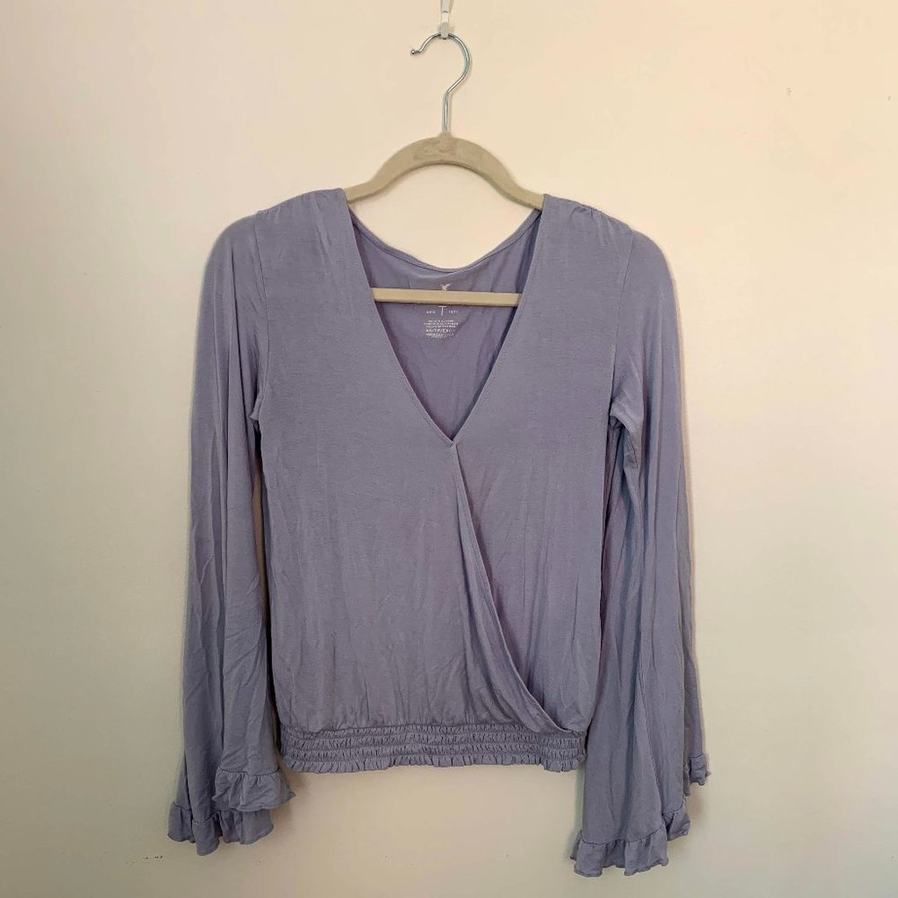 American Eagle Bell Sleeve Top NWOT